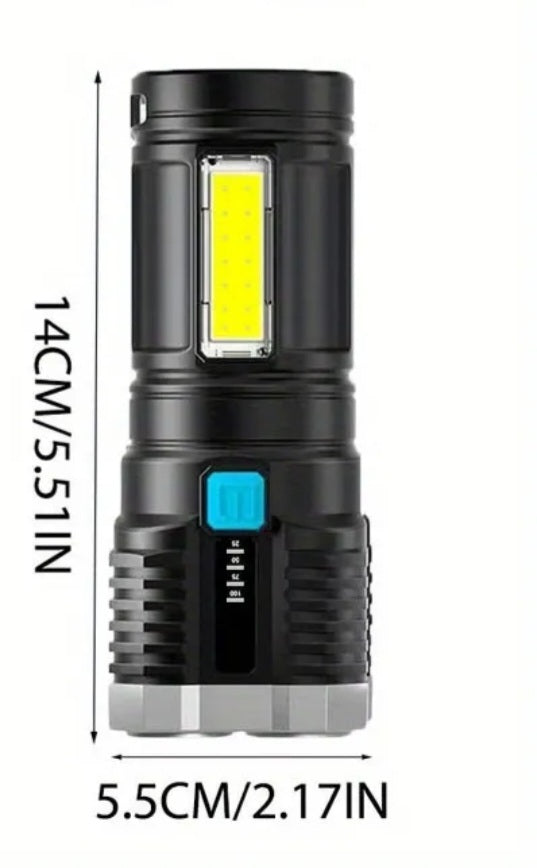 LED Rechargeable Flashlight (2 pack)