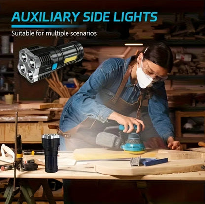 LED Rechargeable Flashlight (2 pack)