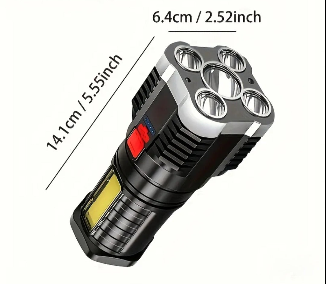 LED Rechargeable Flashlight (2 pack)