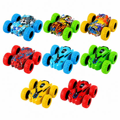 Double sided tumbling car (2 pack)