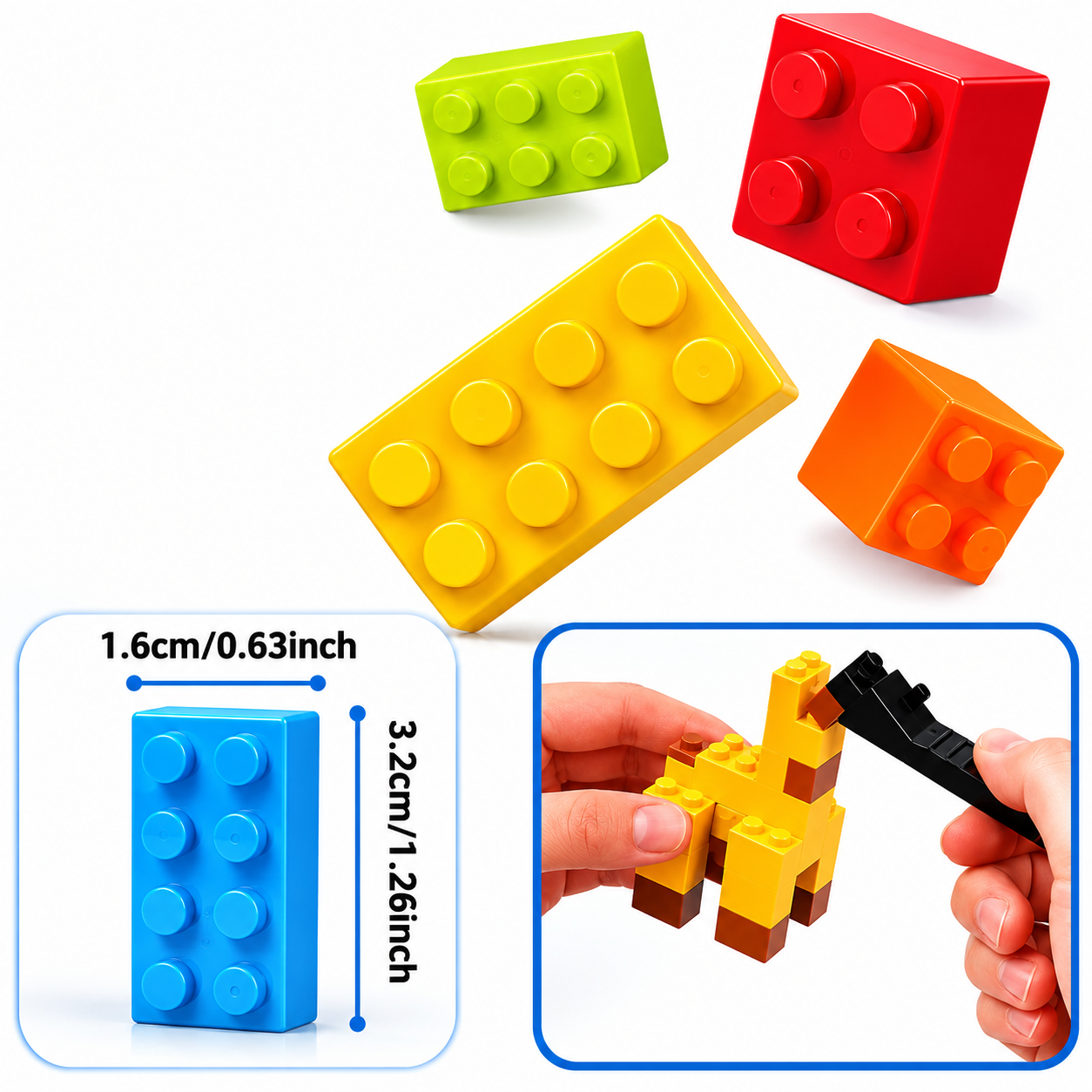 Creative Building Blocks Set (500 pieces)