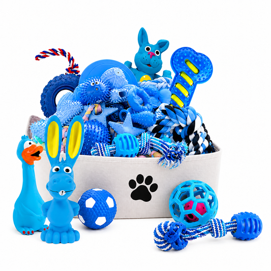 Chewable Dog Toy Set-Pack of 12 (Random selection)