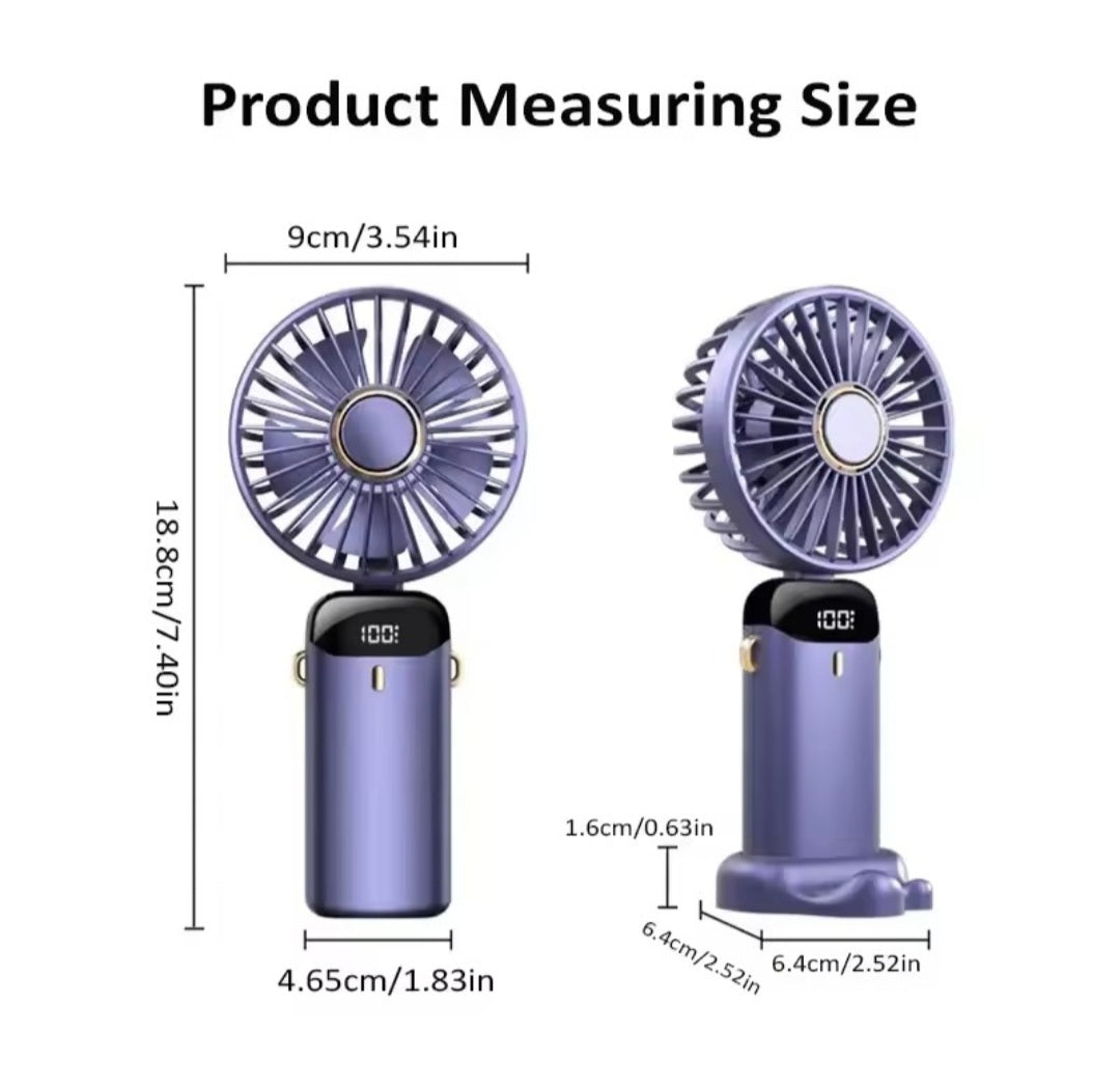 Portable Mini Rechargeable Fan