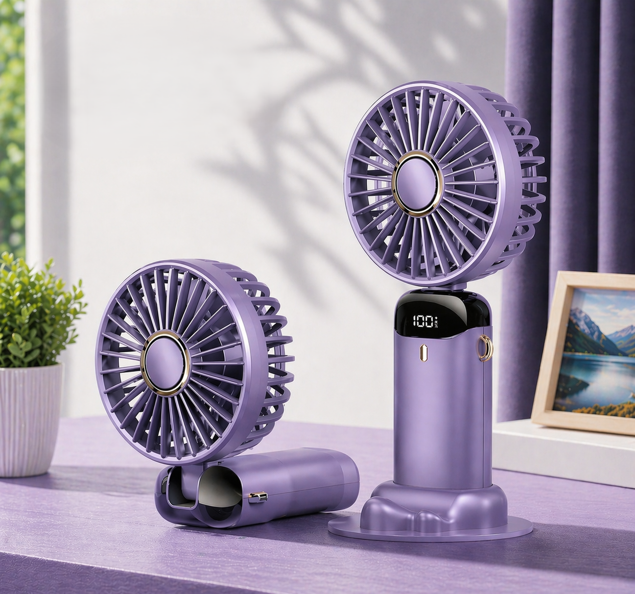 Portable Mini Rechargeable Fan