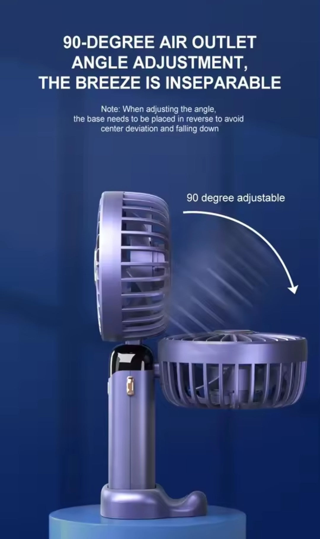 Portable Mini Rechargeable Fan
