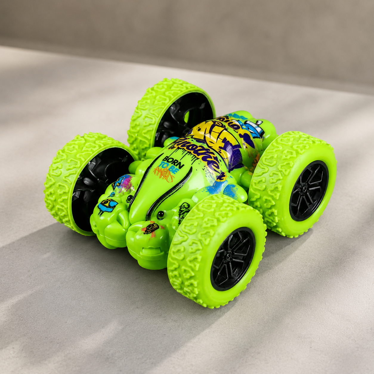 Double sided stunt toy car, Lobster or Scorpio (2 pack)