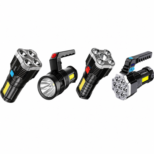 LED Rechargeable Flashlight (2 pack)