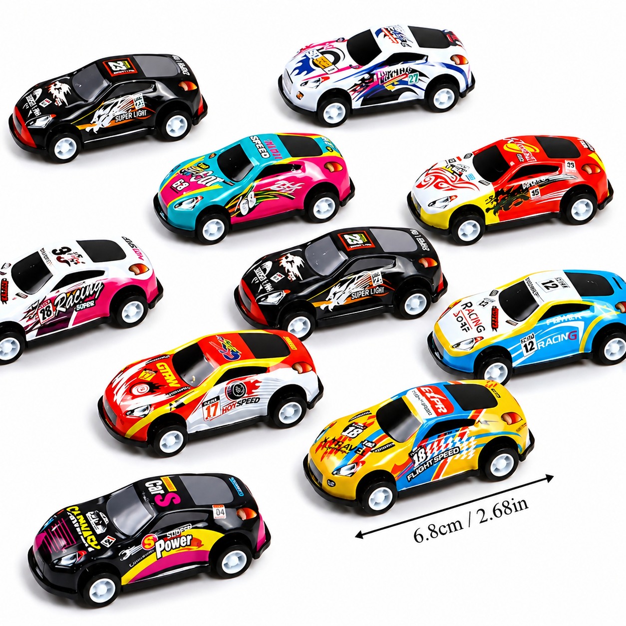 Mini Pull-Back Cars, Random selection (20 Pack)