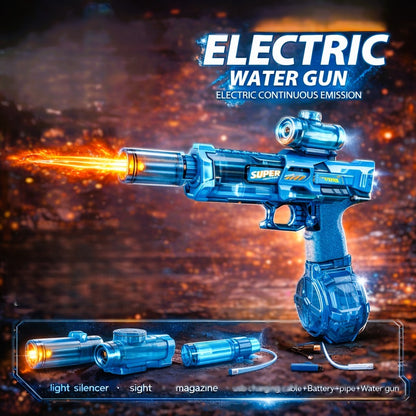 Rechargeable Electric Water Blaster with LED Lights